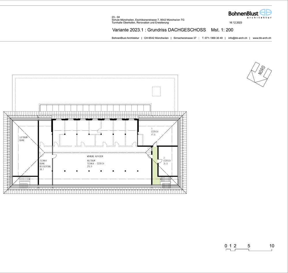 Dachgeschoss 1:200